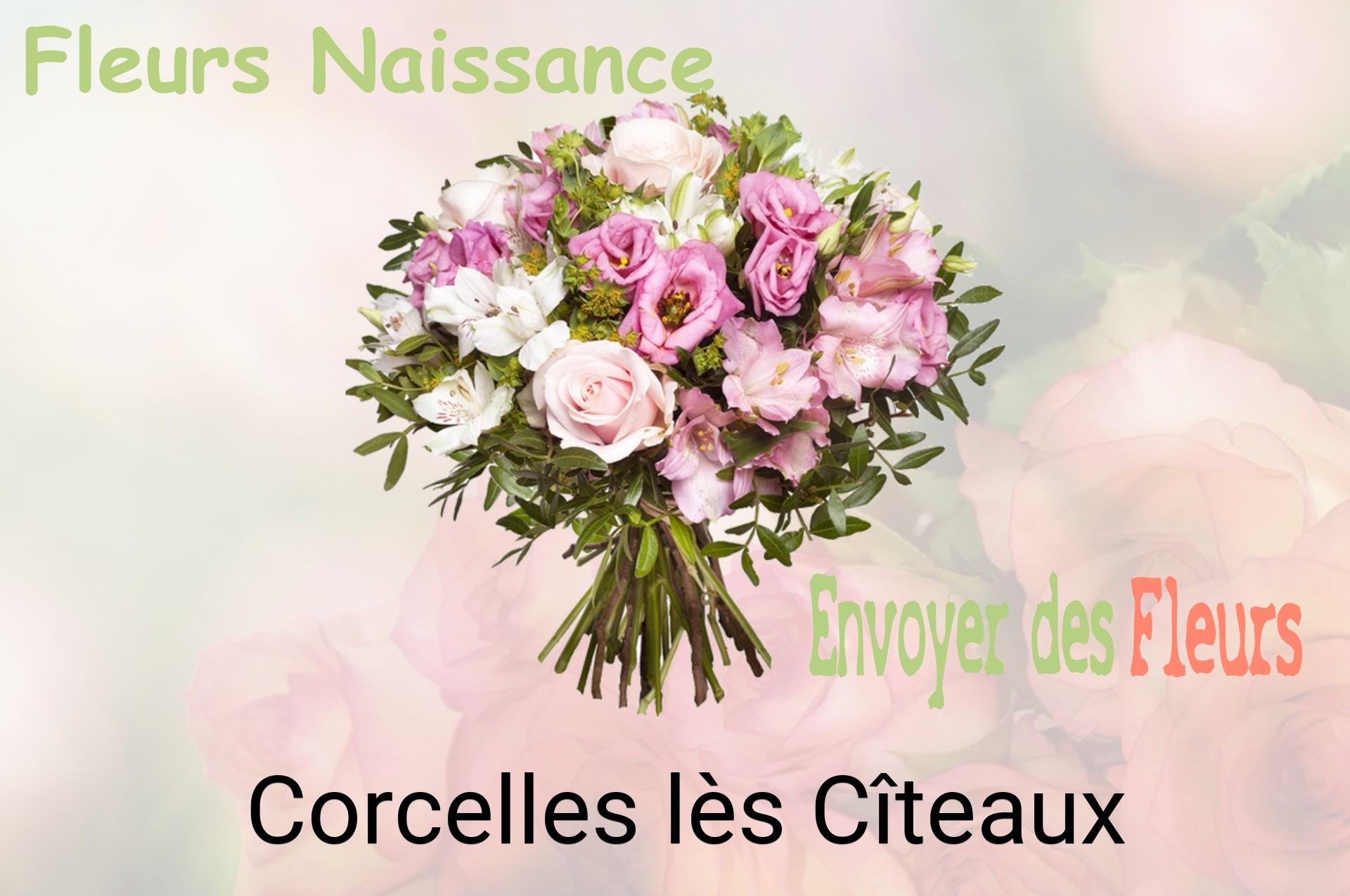 Bouquet de fleurs de naissance livré à Corcelles-lès-Cîteaux