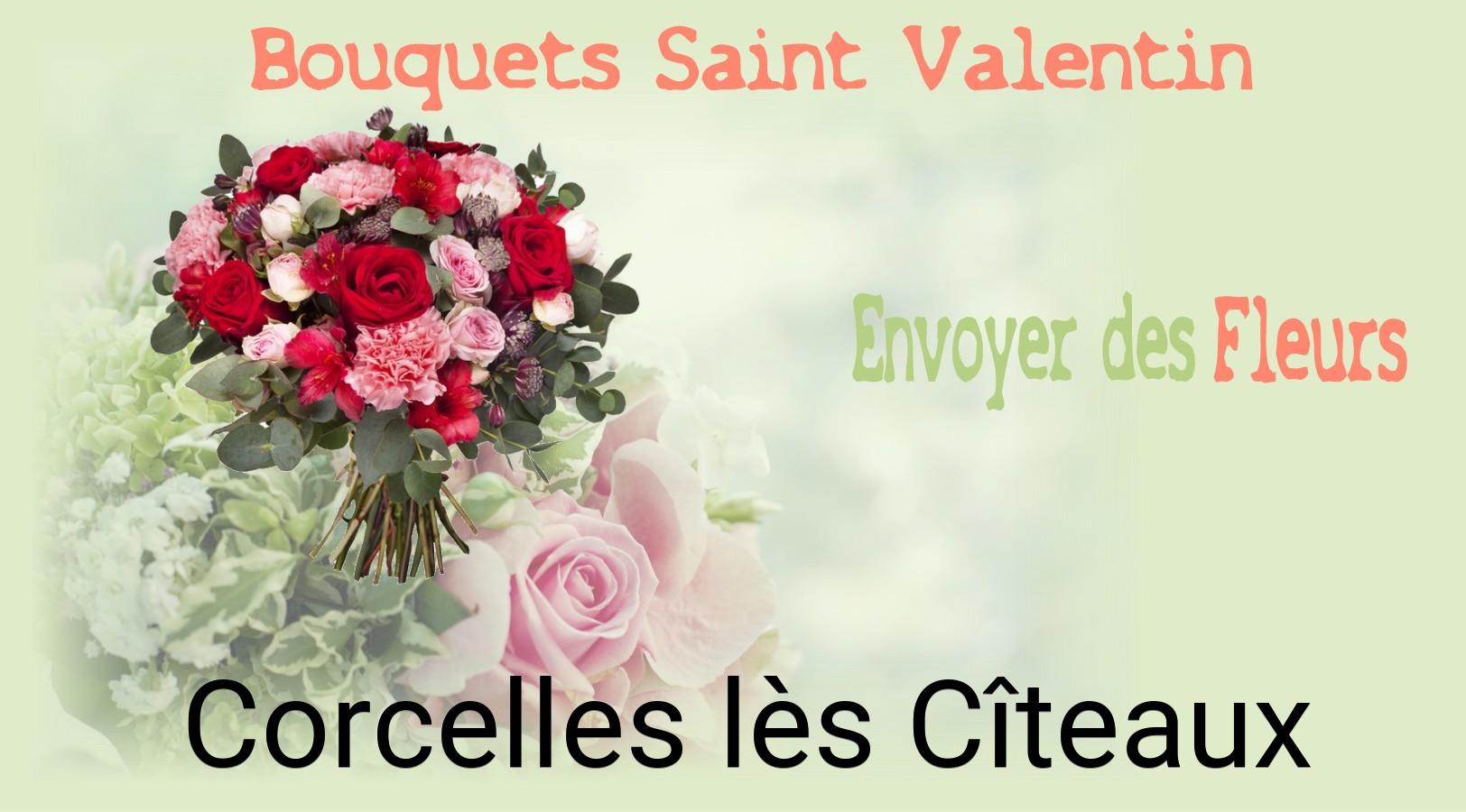 Roses de Saint-Valentin livrées à Corcelles-lès-Cîteaux